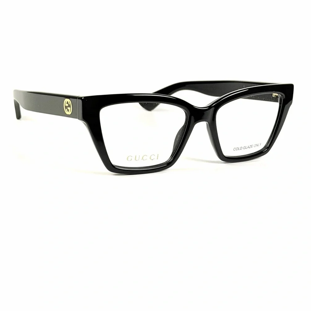 Gucci GG 1715 O 001 Black Eyeglass Frame New Authentic NWT - Picture 1 of 9